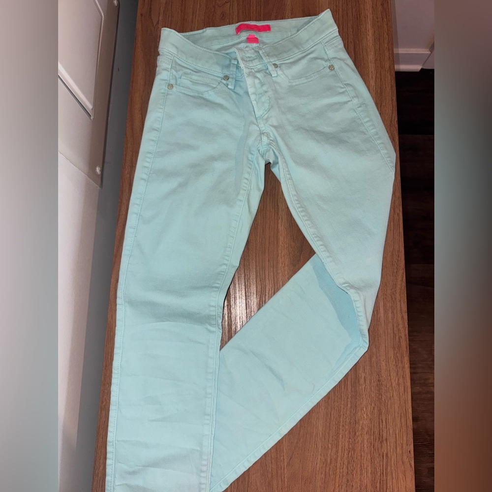 Lilly Pulitzer Mint Skinny Pants